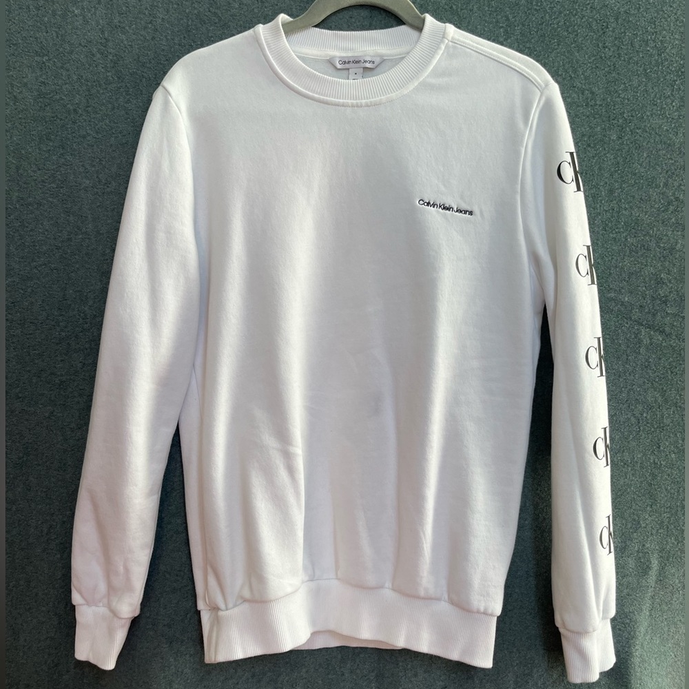 Calvin Klein Men’s Medium Crewneck White